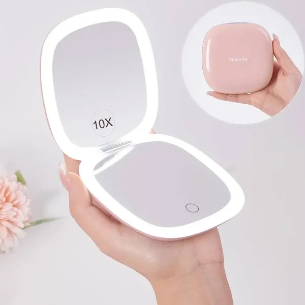 Mocado Compact LED Travel Makeup Mirror