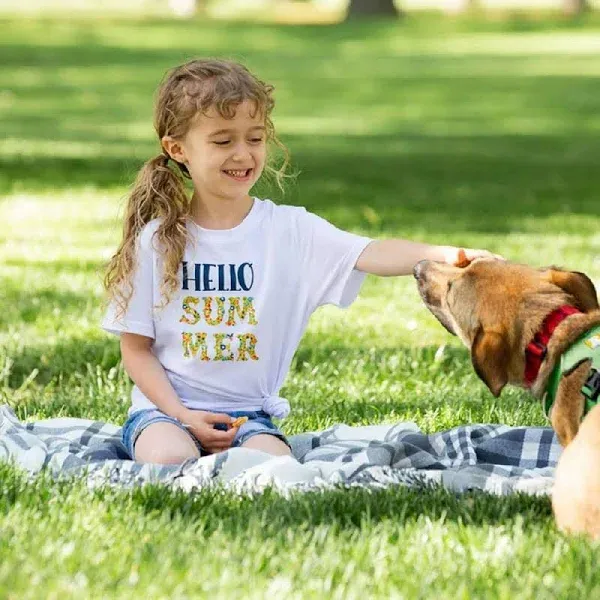 Cricut® White Blank Youth Crew Neck T-Shirt