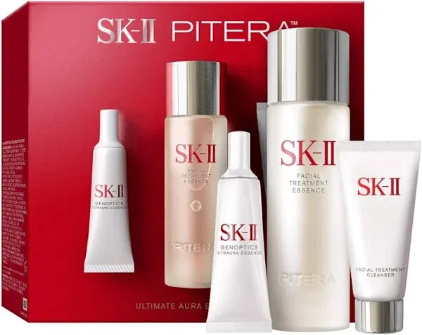 Pitera Ultimate Aura Essentials Kit by SK-II for Women - 3 Pc Kit Set