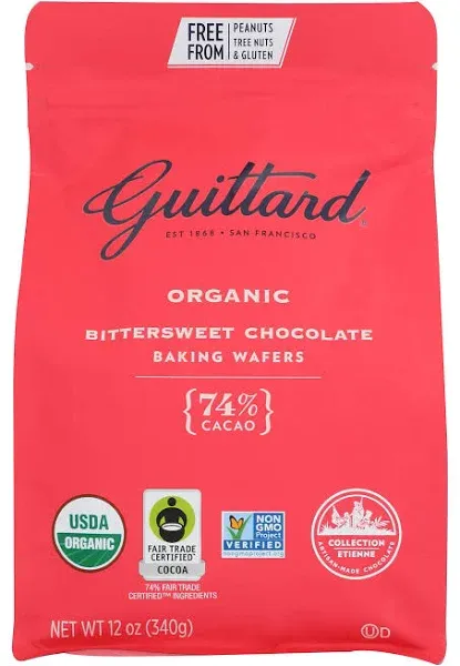 Guittard Baking Wafers Organic Bittersweet Chocolate