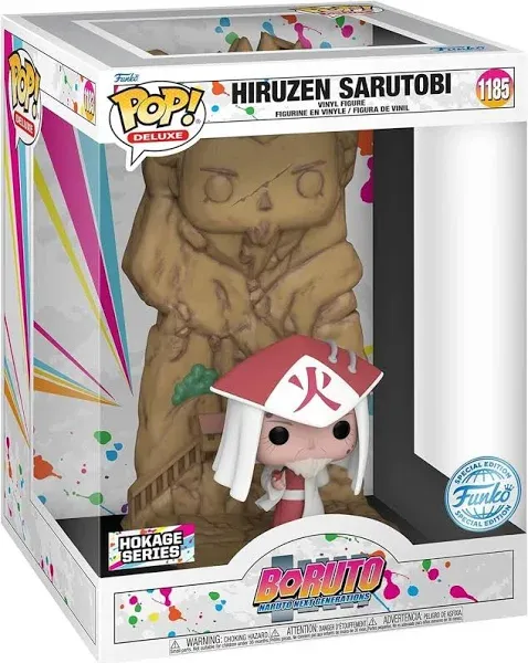 Funko Pop! Deluxe Boruto Hiruzen Sarutobi #1185 (GameStop Exc) Vinyl Figure 