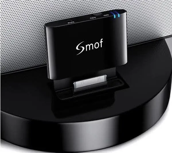 Smof Bluetooth Adapter for Sounddock/ iPod/Phone/JBL/Car, Bose Sounddock/3.5