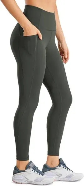 CRZ YOGA Women's High Waisted Naked Feeling Workout Leggings with Pockets