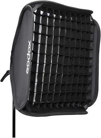 Godox S2 Speedlite Bracket with Softbox, Grid & Carrying Bag Kit (23.6 x 23.6")  SGGV6060