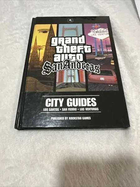 Grand Theft Auto San Andreas City Guides Book Manual GTA Rockstar Games