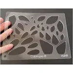 Cabtopia - Lapidary Jewelry Design Template StencilAdrift