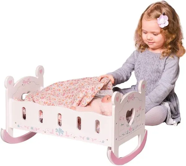 Robotime Baby Doll Crib