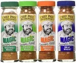 Chef Paul Prudhomme'S Magic Seasoning Blends Magic 4-Pack, 2-Ounce Bottles