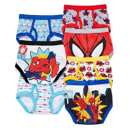 Marvel Spidey & Amazing Friends Cotton 7 Pairs of Toddler Briefs 4T