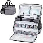 Sewing Machine Case with Removable Padding Pad Tote Bag for Sewing Machine Gray