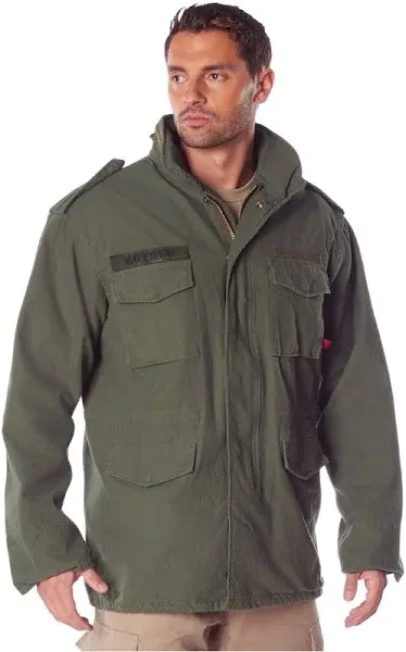 Rothco Vintage M-65 Field Jacket Woodland Camo 8613