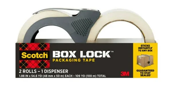 Scotch Box Lock Shipping Packaging Tape