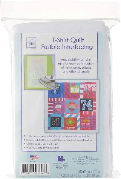 June Tailor T-Shirt Project Fusible Interfacing