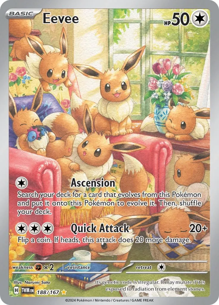 Pokemon SV06: Twilight Masquerade Eevee