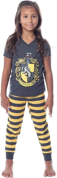 Harry Potter Girls' Hogwarts House Crest Pajama Set