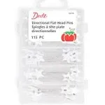 Dritz® White Star Flat Head Pins With Numbers & Directional Arrows, 115ct.