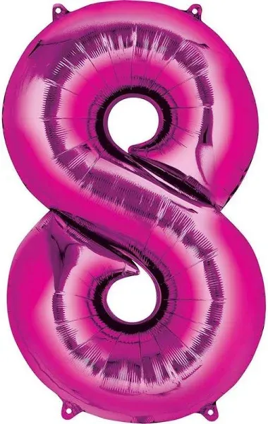 Amscan Number 4 Super Shape Foil Balloon