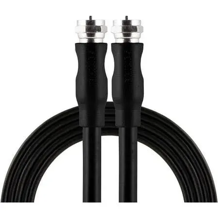 Philips 25&#039; RG6 Coax Cable - Black