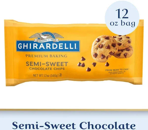 Ghirardelli Semi-Sweet Chocolate Chips (12 oz)