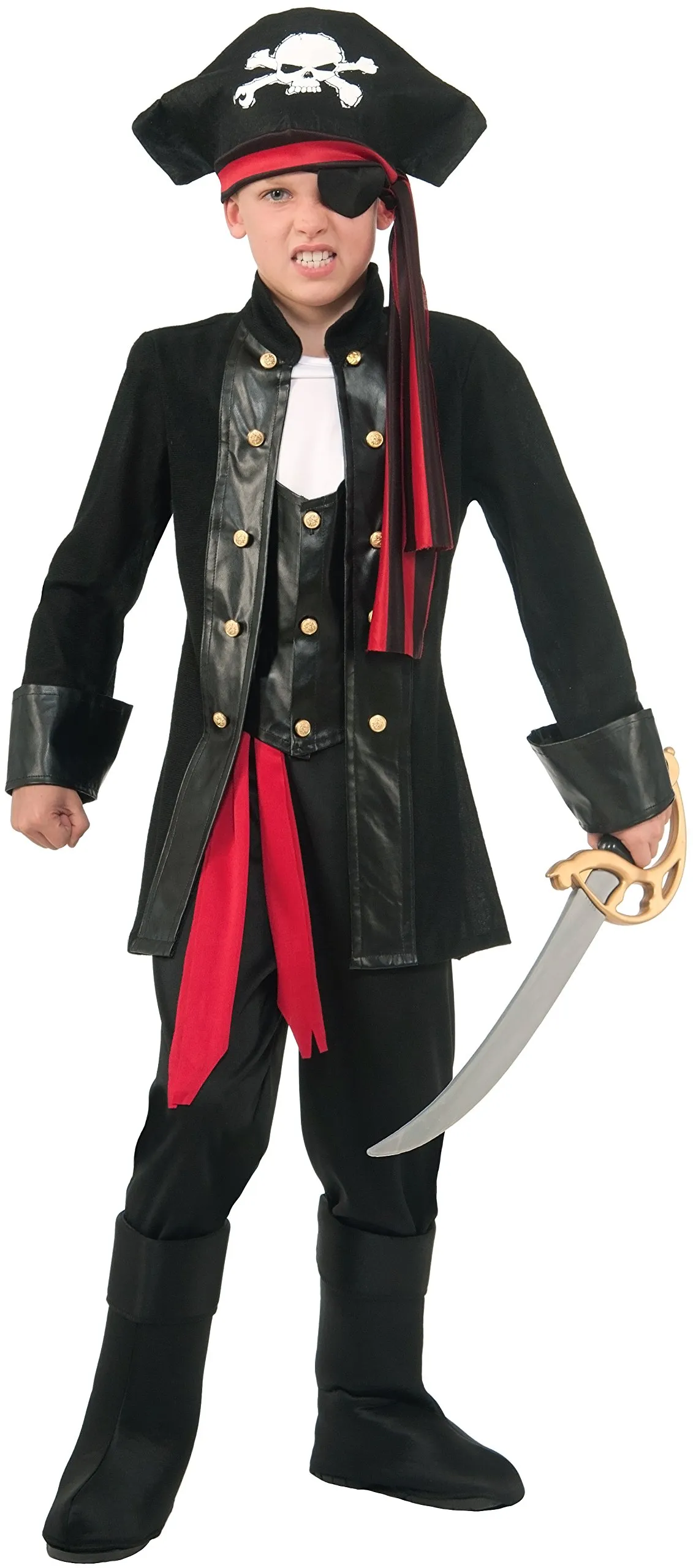 Seven Seas Pirate Costume for Kids - Child STD One-Size