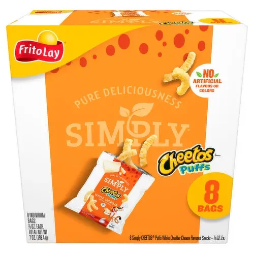 Cheetos Puffs Simply White Cheddar