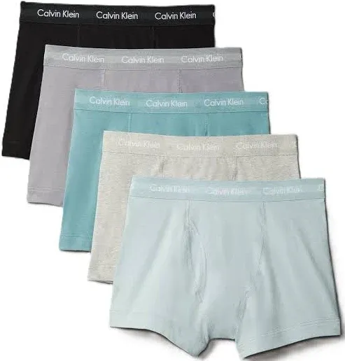 Calvin Klein Men's Cotton Stretch Trunks (5-Pack)