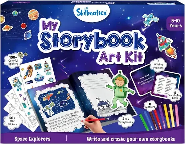 Storybook Art Kit - Space Explorers Art Kit for Kids, Write &amp; Create Storyboo...