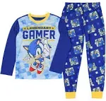 Sonic The Hedgehog Pajamas Boys Legendary Gamer Two Piece Kids Pajama Set