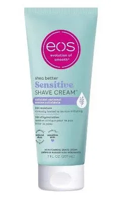 eos Shea Better Sensitive Shave Cream, Oatmeal, 7 OZ