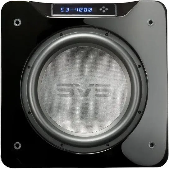 SVS SB-4000 13.5" Sealed Subwoofer with Bluetooth App Control | Piano Gloss Black | electronicsexpo.com