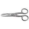 Made in USA Electrician&#039;s Scissors with Wire Stripping Notches and Non-Slip Grip