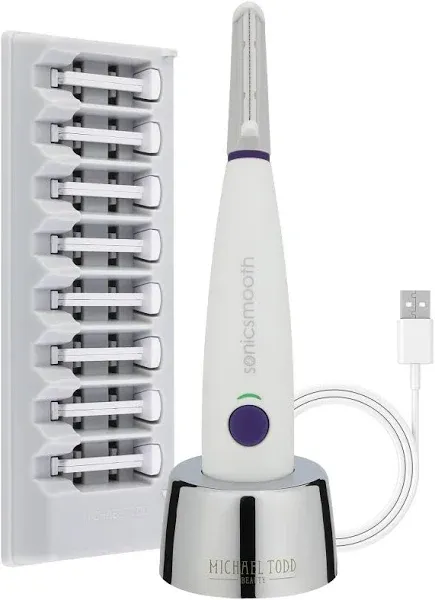 Michael Todd Beauty Sonicsmooth 2in1 Dermaplaning System White Tool Refill Tips