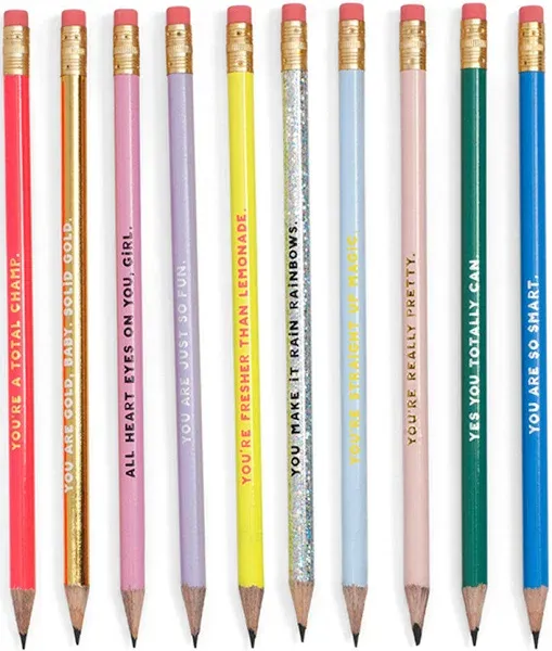 Compliment Pencil Set - Assorted Set of Ten