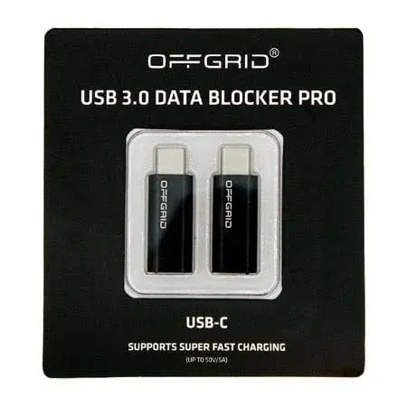 Secure Charging USB Data Blocker Set of 2