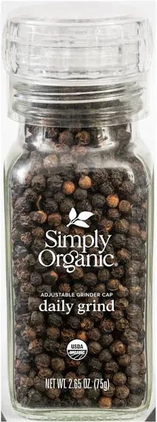 Simply Organic Black Peppercorns