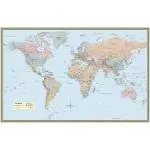 World Map Laminated Poster 50