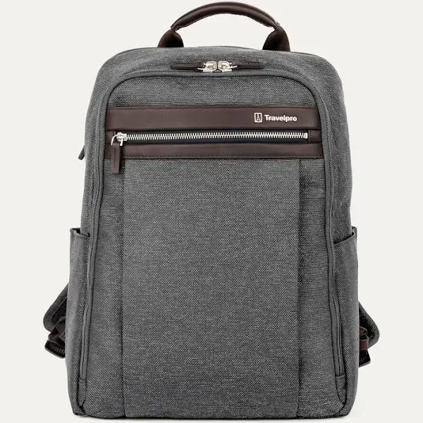 Travelpro Platinum Elite Business Laptop Backpack, Fits up to 17.5 Inch Laptop, Work, Travel, Men and Women, Vintage Grey