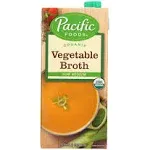 Pacific Foods Organic Low Sodium Vegetable Broth - 32 fl oz