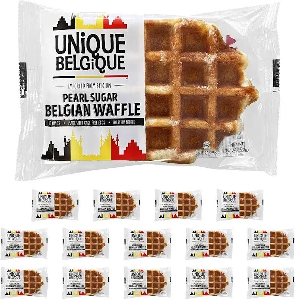 Unique Belgique Authentic Pearl Sugar Belgian Waffles