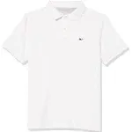 Vineyard Vines Boys' Edgartown Piqué Polo, S / White Cap 100