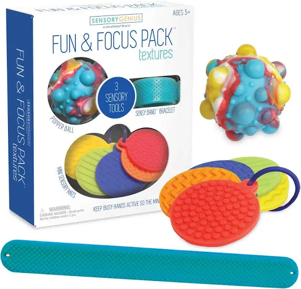 Mindware Fun & Focus Pack Textures Sensory Genius