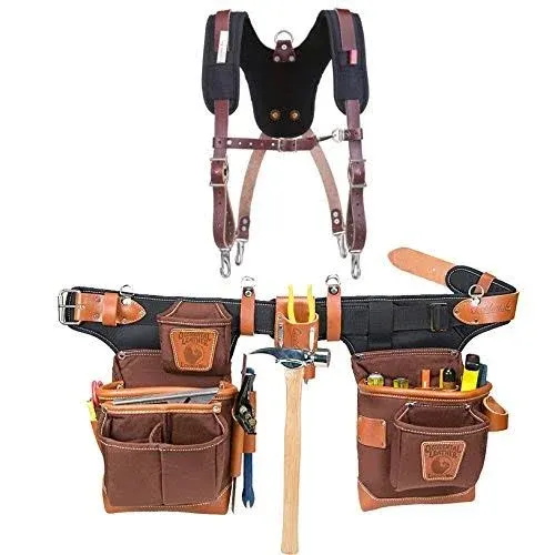 Occidental Leather 9855 Adjust-to-Fit FatLip Tool Bag Set