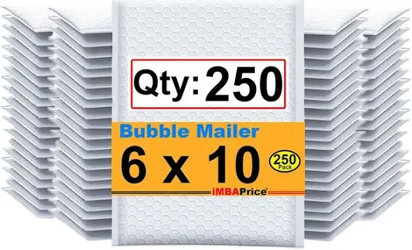 iMBAPrice Pure Color SELF Seal Poly Bubble MAILERS Padded Shipping ENVELOPES