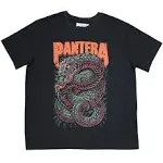 Pantera Unisex T-Shirt: Venomous, Small / Black