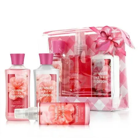 Cotton Candy Bath & Body Travel Kit, 3 Fl Oz, Ideal Skincare Gift Home Spa Set, Includes Shower Gel, Body Lotion and Fragrance Mist, Birthday Mother's Valentine's Day Gifts for Her