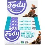 Foods Vegan Protein Nut Bars Dark Chocolate Nuts and Sea Salt Flavor 6g Prote...