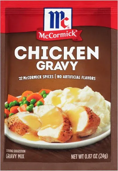 McCormick Gravy Mix - Chicken, 0.87 oz Gravy - Quantity of 2