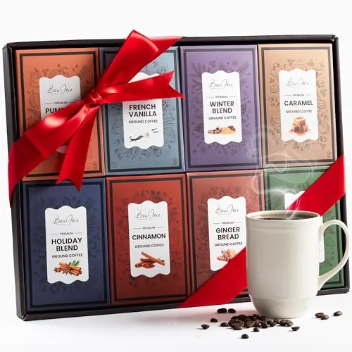 Coffee Gifts Set For Coffee Lovers - Ground Coffee Sampler Gift Set For Women...