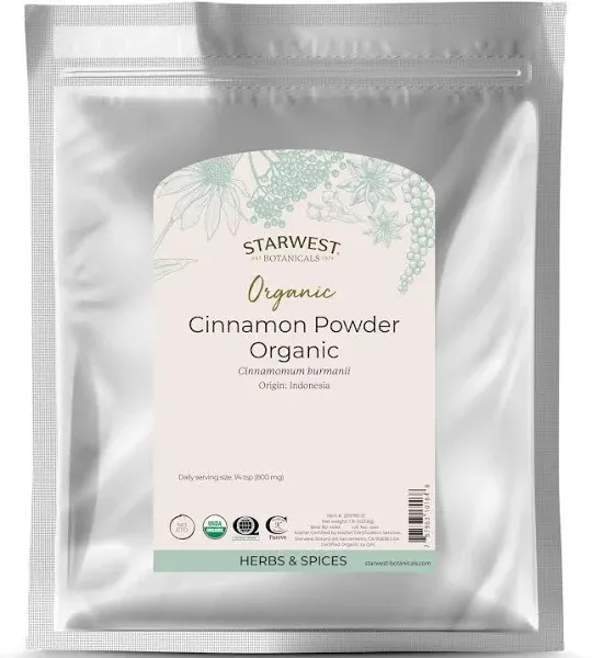 Starwest Botanicals Cinnamon Powder Organic