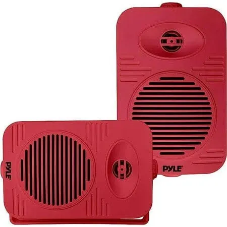 Pyle Indoor Outdoor Speakers Pair 500 Watt Dual Waterproof 5.25” 2-Way Full Range Speaker System